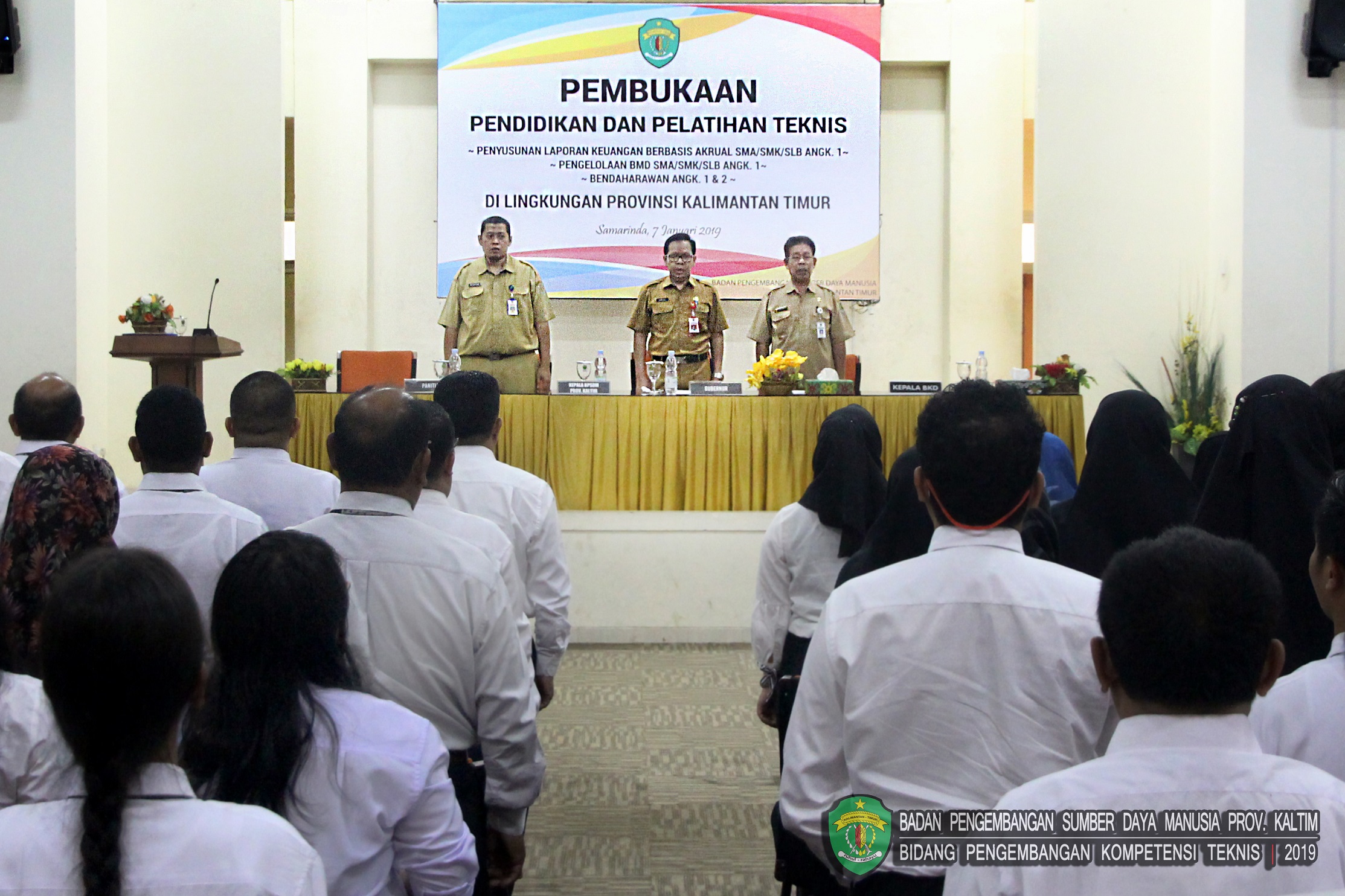 AWAL TAHUN 2019 BPSDM PROV. KALTIM GELAR TIGA DIKLAT TEKNIS SEKALIGUS