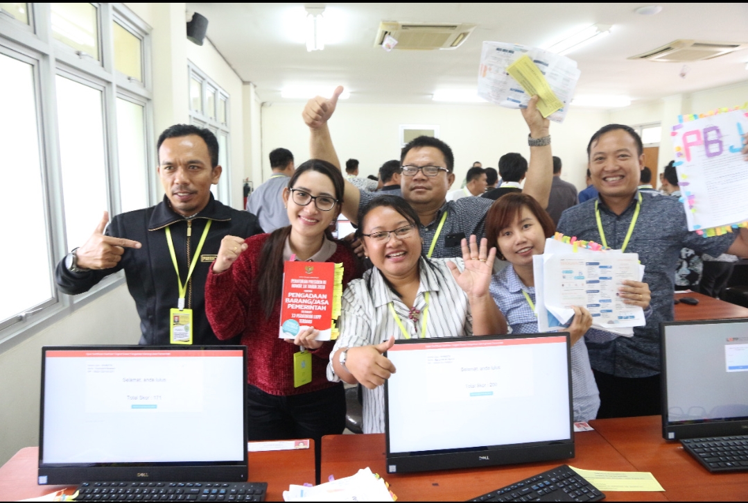 38 ASN MENGIKUTI UJIAN SERTIFIKASI DIKLAT PBJ ANGKATAN III TAHUN 2019