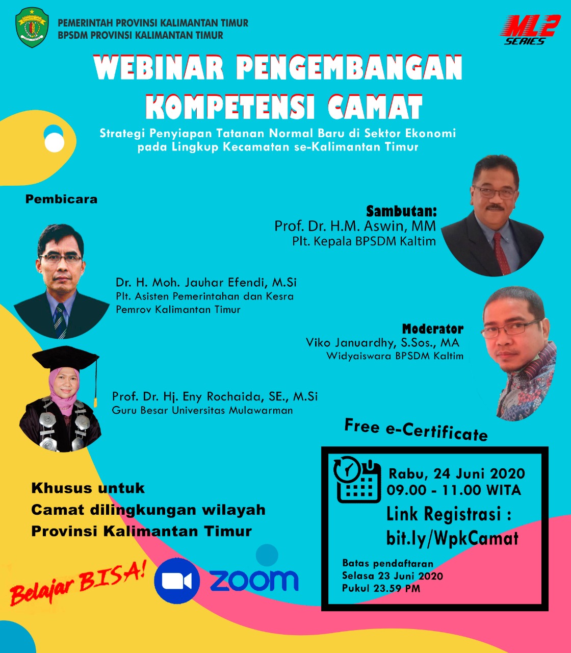 Webinar Pengembangan Kompetensi Camat