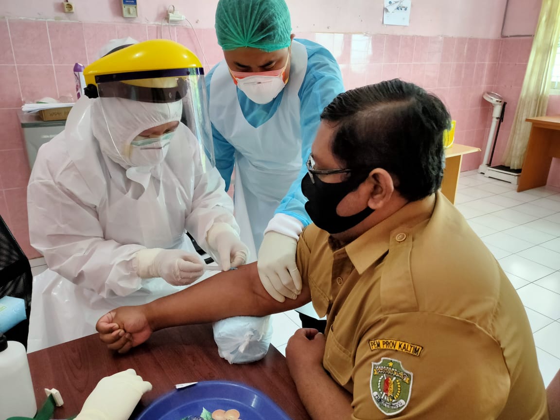 PELAKSANAAN RAPID TEST DI BPSDM KALTIM