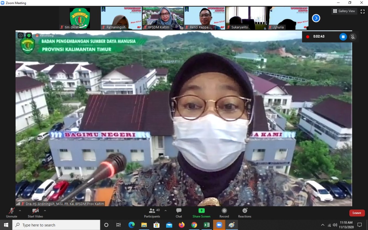 Penutupan Workshop Audit Investigasi bagi JF Auditor