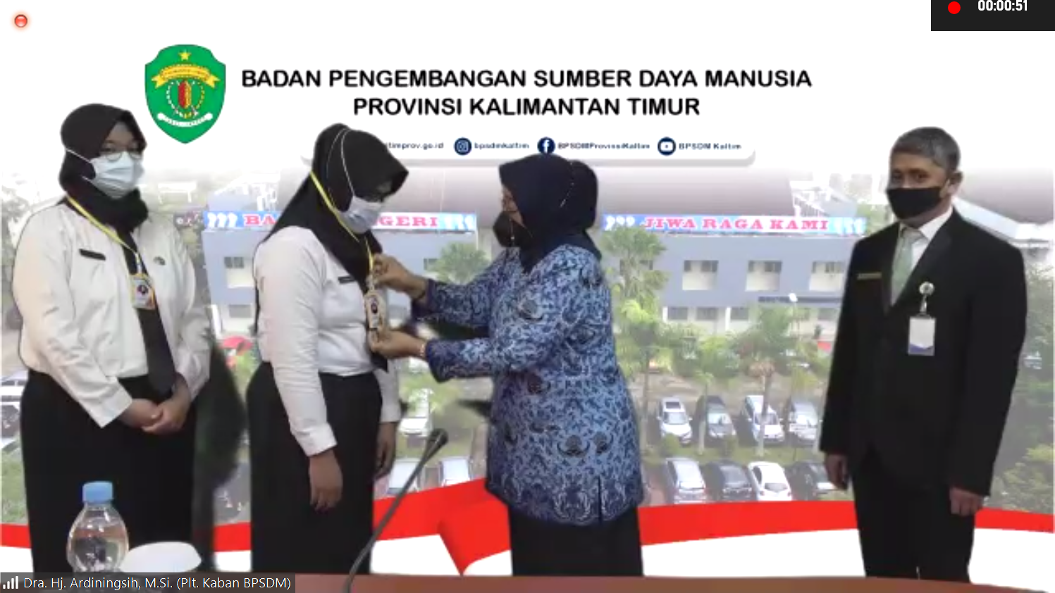 Pembukaan Latsar CPNS Golongan II dan III Angkatan XII, XIII, XIV, dan XV di Lingkup Prov. Kaltim