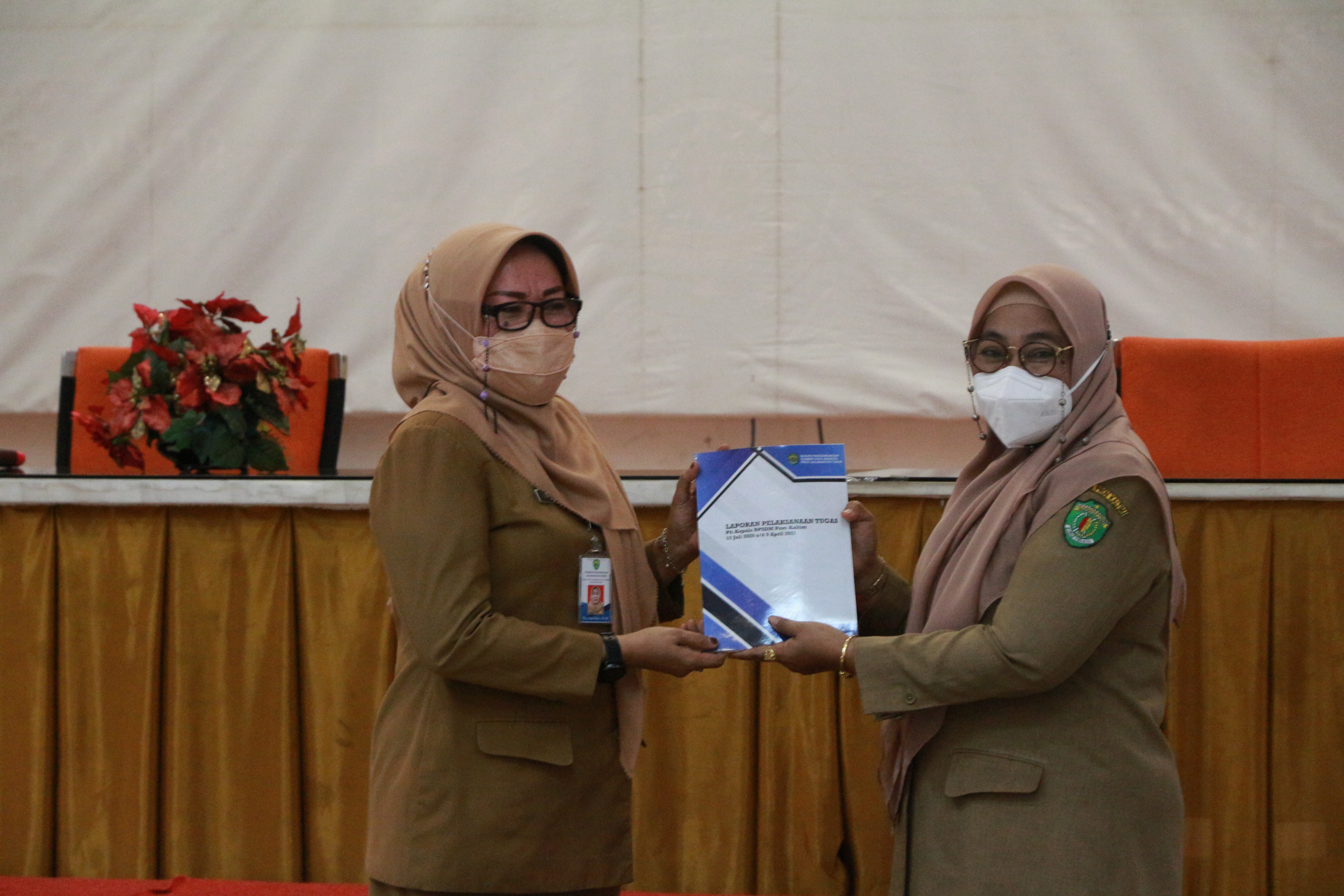 Serah Terima Jabatan (Sertijab) dan Pisah Sambut Pejabat Struktural dilingkungan BPSDM Prov. Kaltim