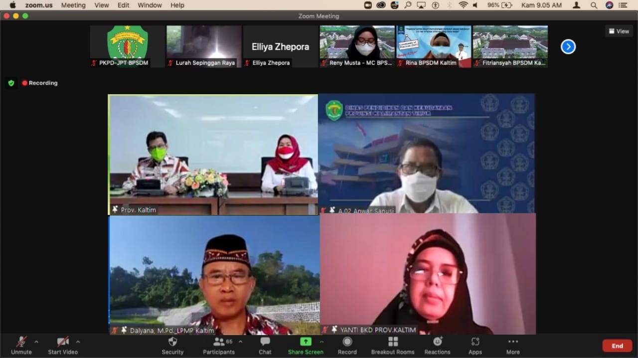 Bimtek Penulisan dan Publikasi KTI bagi Jafung Guru di lingkungan Pemerintah Provinsi Kaltim