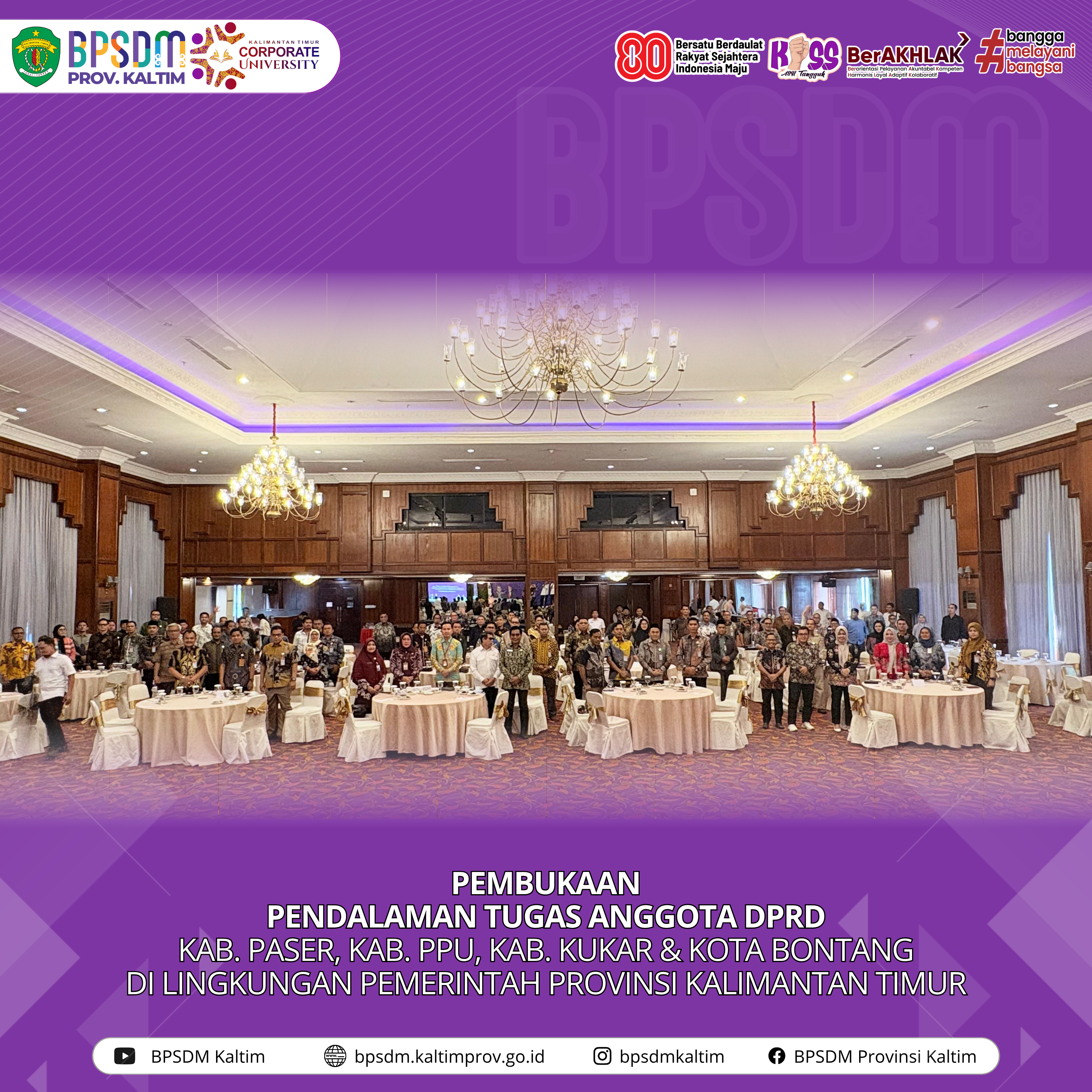Pendalaman Tugas Anggota DPRD Kab. Paser, Kab. PPU, Kab. Kukar dan Kota Bontang