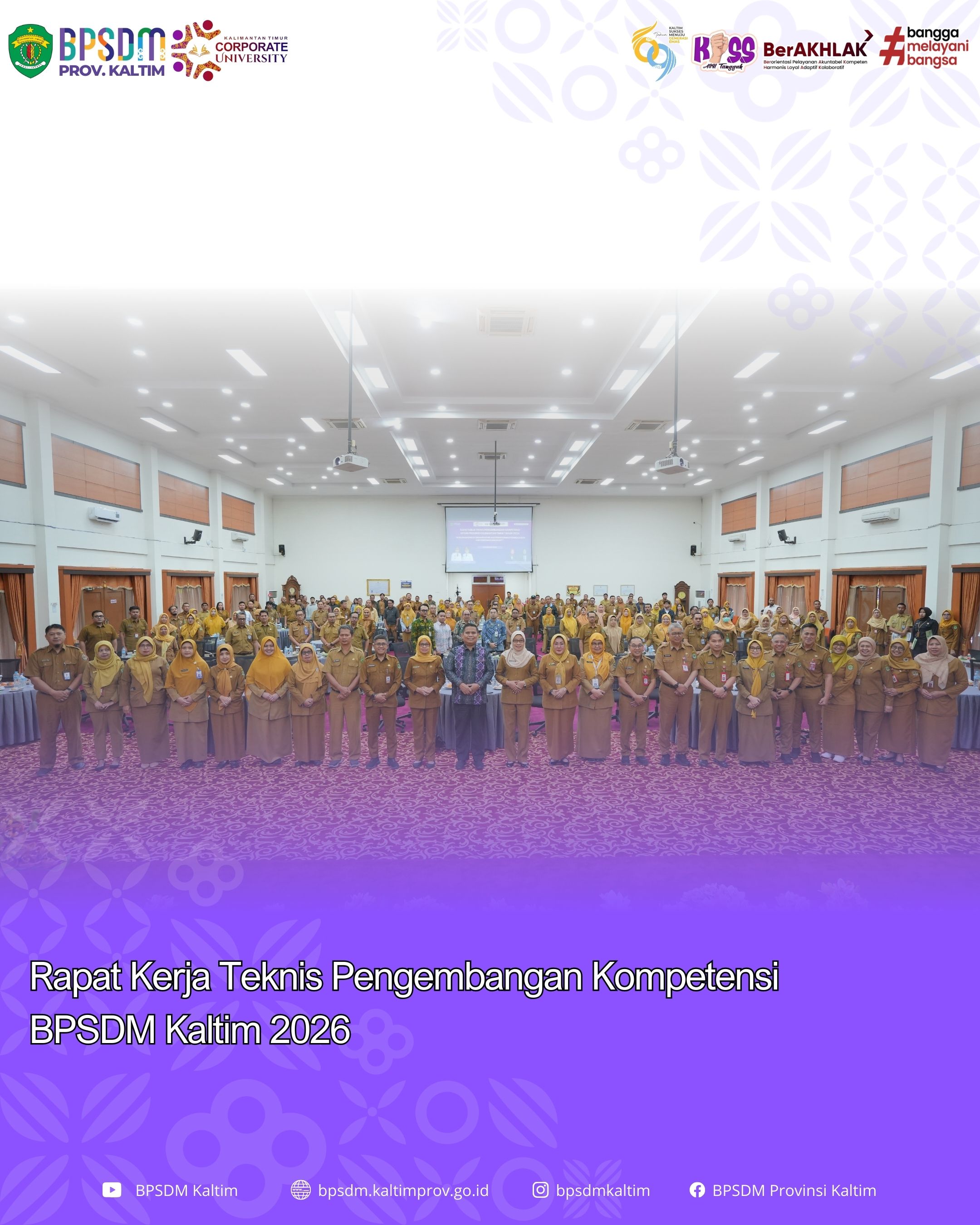 Rapat Kerja Teknis Pengembangan Kompetensi BPSDM Kaltim 2026