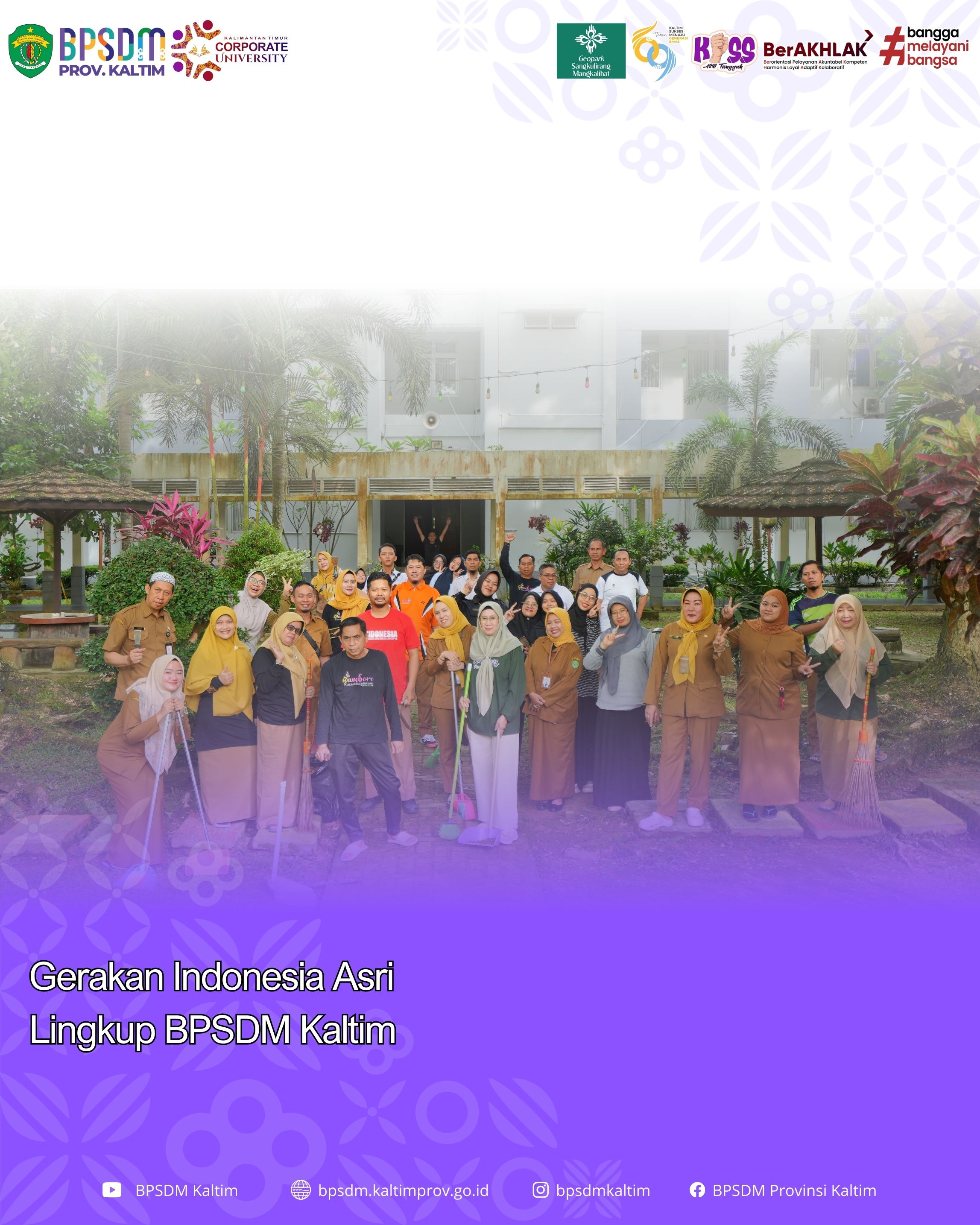 Gerakan Indonesia Asri lingkup BPSDM Kaltim