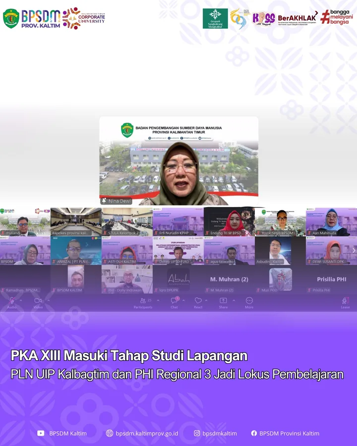 PKA XIII Masuki Tahap Studi Lapangan, PLN UIP Kalbagtim dan PHI Regional 3 Jadi Lokus Pembelajaran